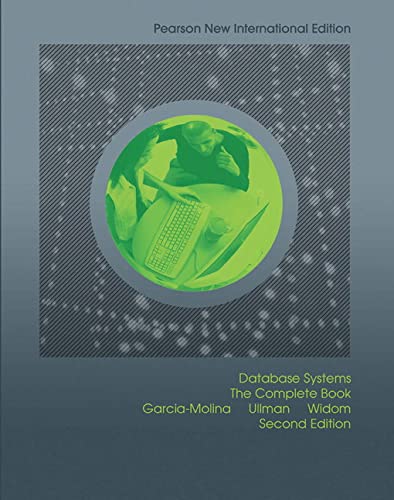 Beispielbild fr Database Systems: The Complete Book: Pearson New International Edition zum Verkauf von WeBuyBooks