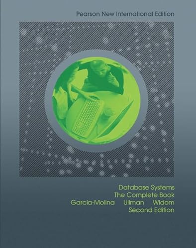 Imagen de archivo de Database Systems Pearson New International Edition The Complete Book a la venta por PBShop.store UK