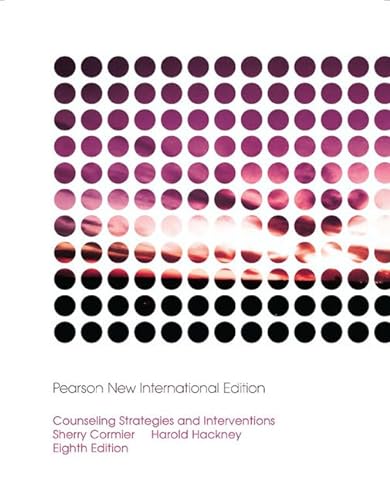 Imagen de archivo de Counseling Strategies and Interventions: Pearson New International Edition a la venta por Buchpark