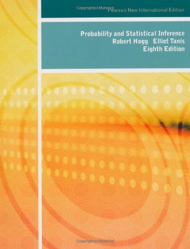 9781292024783: Probability and Statistical Inference: Pearson New International Edition