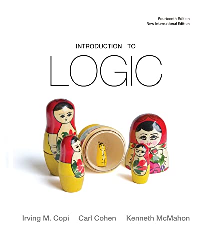 Beispielbild fr Introduction to Logic: Pearson New International Edition zum Verkauf von Revaluation Books