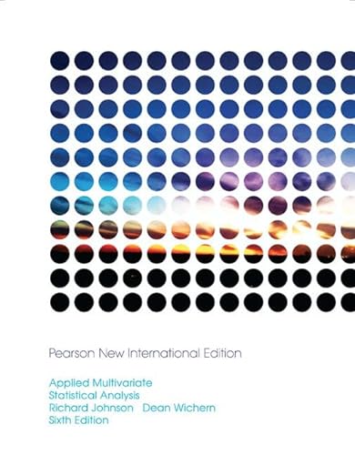 9781292024943: Applied Multivariate Statistical Analysis: Pearson New International Edition