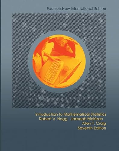 9781292024998: Introduction to Mathematical Statistics: Pearson New International Edition
