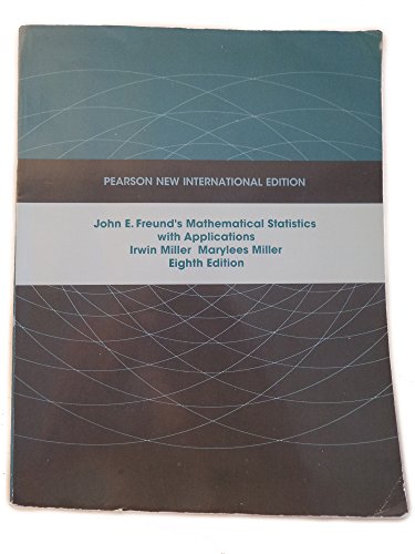9781292025001: John E. Freund's Mathematical Statistics with Applications: Pearson New International Edition