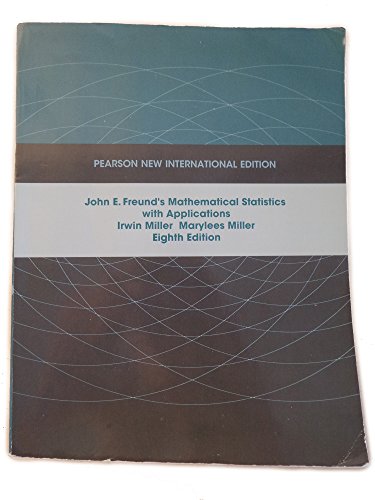 9781292025001: John E. Freund's Mathematical Statistics with Applications