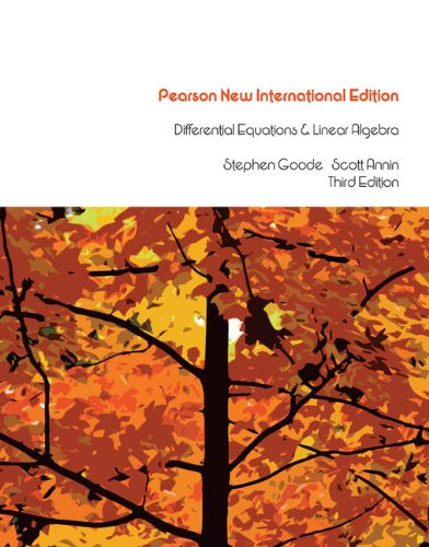 Stock image for Differential Equations and Linear Algebra: Pearson New International Edition for sale by ThriftBooks-Atlanta