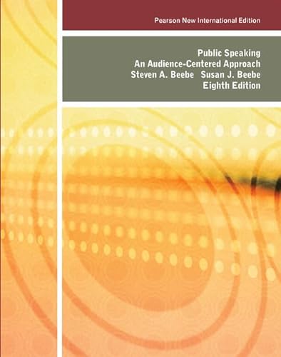 9781292025247: Public Speaking: Pearson New International Edition: An Audience-Centered Approach