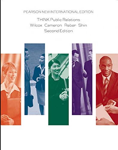 Stock image for THINK Public Relations: Pearson New International Edition for sale by medimops