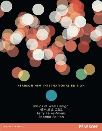 9781292025469: Basics of Web Design: HTML5 & CSS3: HTML5 & CSS3: Pearson New International Edition