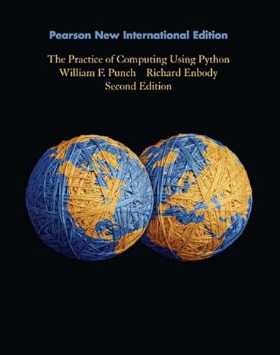 9781292025933: Practice of Computing Using Python, The: Pearson New International Edition