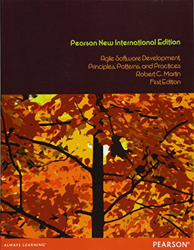 9781292025940: Agile Software Development, Principles, Patterns, and Practices: Pearson New International Edition