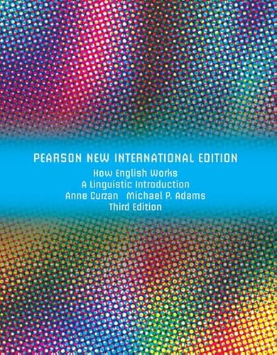 Beispielbild fr How English Works: Pearson New International Edition zum Verkauf von Ria Christie Collections