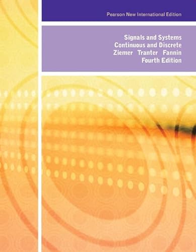 Stock image for Signals And Systems: Pearson New International Edition 4 ed for sale by GreatBookPricesUK