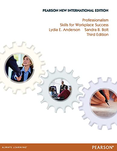 Imagen de archivo de Pearson New International Edition: Skills for Workplace Success a la venta por MusicMagpie