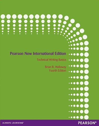 Stock image for Technical Writing Basics: Pearson New International Edition for sale by Revaluation Books