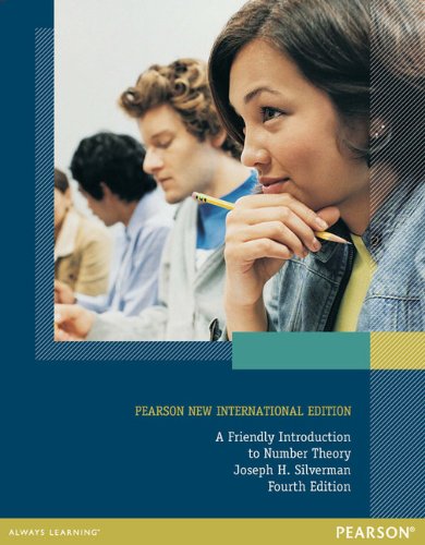 Imagen de archivo de Friendly Introduction to Number Theory, A: Pearson New International Edition a la venta por Chiron Media