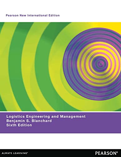 9781292027135: Logistics Engineering & Management: Pearson New International Edition
