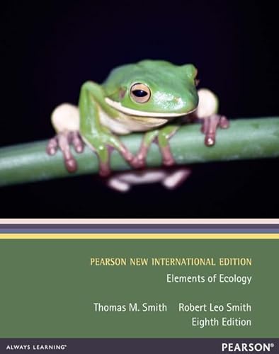 Stock image for ELEMENTS OF ECOLOGY: PEARSON NEW INTERNATIONAL EDITION for sale by Basi6 International