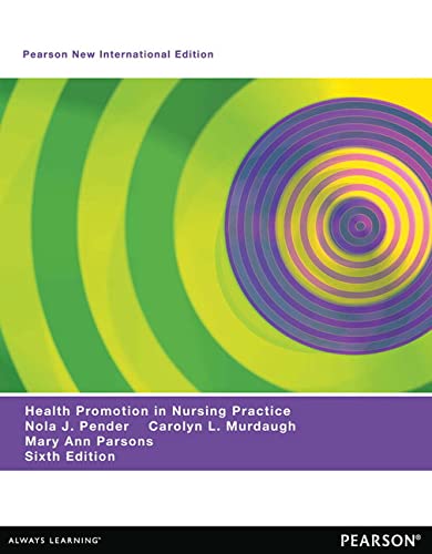 Imagen de archivo de Health Promotion In Nursing Practice a la venta por MusicMagpie