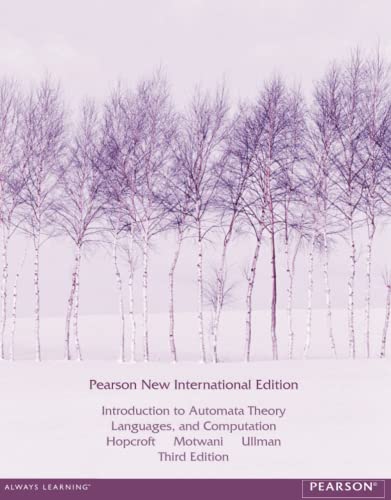 Stock image for Pearson New International Edition: Introduction to Automata Theory Languages, and Computation for sale by WorldofBooks