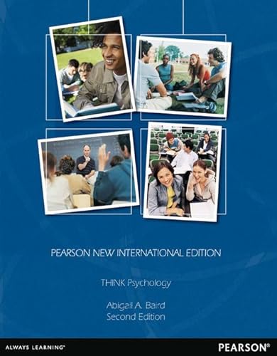 9781292039060: THINK Psychology: Pearson New International Edition