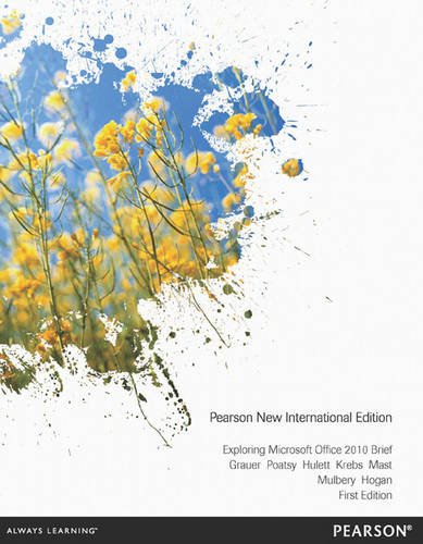9781292039374: Exploring Microsoft Office 2010 Brief: Pearson New International Edition