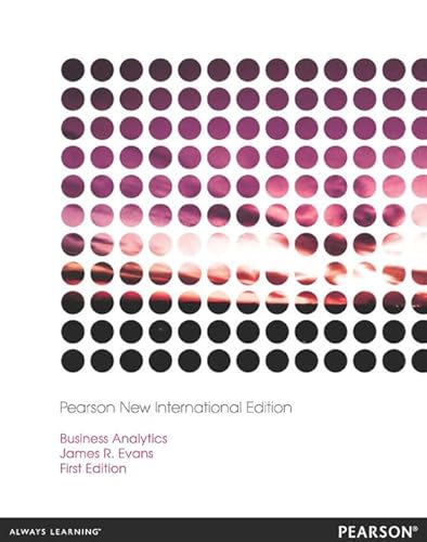 9781292039732: Business Analytics: Pearson New International Edition