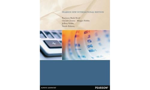 9781292039817: Business Math Brief: Pearson New International Edition