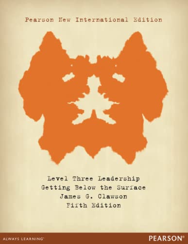 9781292039947: Level Three Leadership: Getting Below the Surface: Getting Below the Surface: Pearson New International Edition
