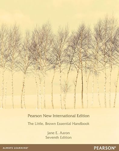 9781292040011: Little, Brown Essential Handbook: Pearson New International Edition