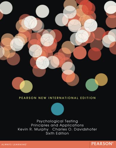9781292040028: Psychological Testing: Pearson New International Edition