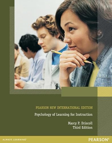 Stock image for Psychology of Learning for Instruction: Pearson New International Edition for sale by Chiron Media