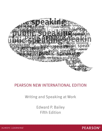 Stock image for WRITING & SPEAKING AT WORK, 5/ED for sale by Basi6 International
