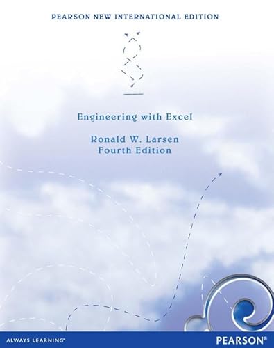 Immagine dell'editore per Engineering with Excel: Pearson New International Edition venduto da Phatpocket Limited