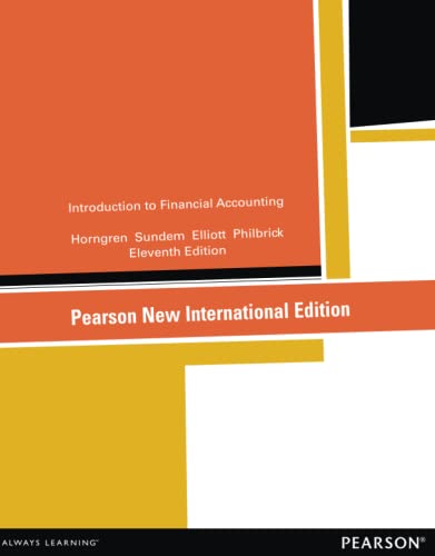 9781292040578: Introduction to Financial Accounting: Pearson New International Edition