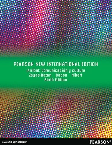 Beispielbild fr Arriba!: Pearson New International Edition: Comunicacin y cultura zum Verkauf von Bahamut Media