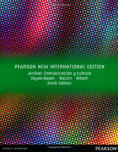 9781292040585: Arriba!: Pearson New International Edition: Comunicacin y cultura