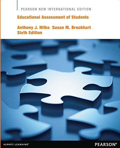 9781292041025: Educational Assessment of Students: Pearson New International Edition
