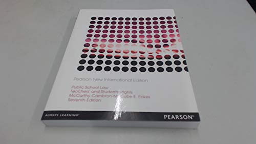 Stock image for Public School Law: Pearson New International Edition: Teachers' and Students' Rights for sale by THE SAINT BOOKSTORE