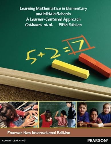 Imagen de archivo de Learning Mathematics in Elementary and Middle Schools: Pearson New International Edition: A Learner-Centered Approach a la venta por Buchpark