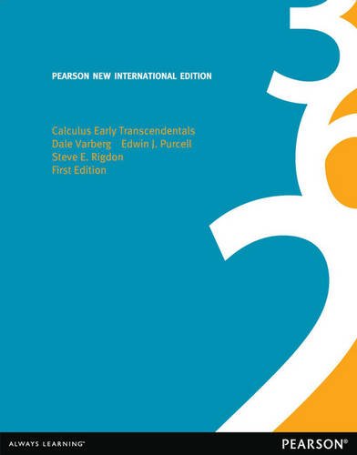 Stock image for Calculus Early Transcendentals: Pearson New International Edition for sale by Phatpocket Limited