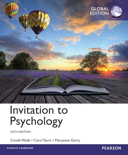9781292056562: Invitation to Psychology, Global Edition