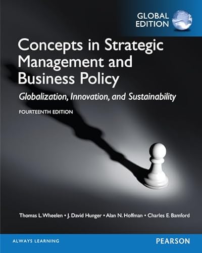9781292056579: Concepts in Strategic Management and Business Policy, Global Edition