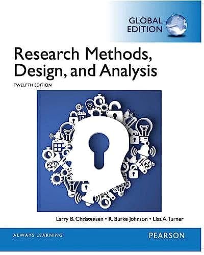 Stock image for Research Methods, Design, and Analysis, Global Edition for sale by Goodwill