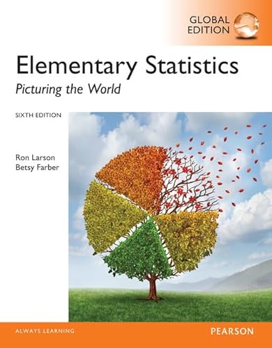 9781292058610: Elementary Statistics: Picturing the World, Global Edition