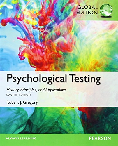 Beispielbild fr Psychological Testing: History, Principles, and Applications, Global Edition zum Verkauf von WorldofBooks