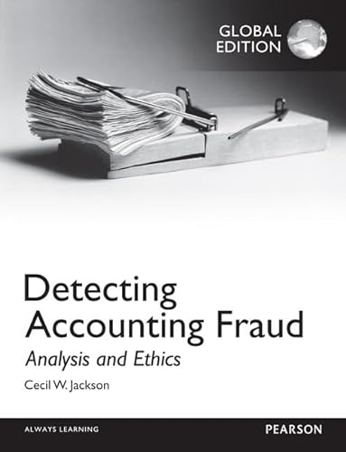 Stock image for Detecting Accounting Fraud: Analysis and Ethics, Global Edition for sale by Revaluation Books