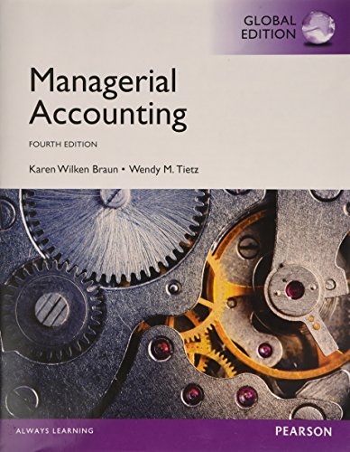 Imagen de archivo de Managerial Accounting, Global Edition a la venta por SecondSale