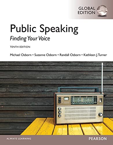 Stock image for Public Speaking: Finding Your Voice, Global Edition for sale by Revaluation Books
