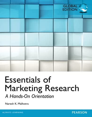 Stock image for Essentials of Marketing Research, Global Edition for sale by WorldofBooks